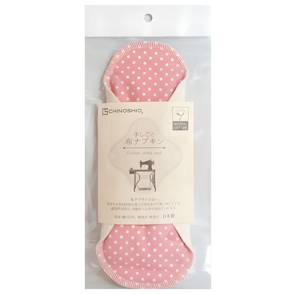Chinoshiosya- CHINOSHIO Cloth Pad Day Use – Pink Polka Dot
