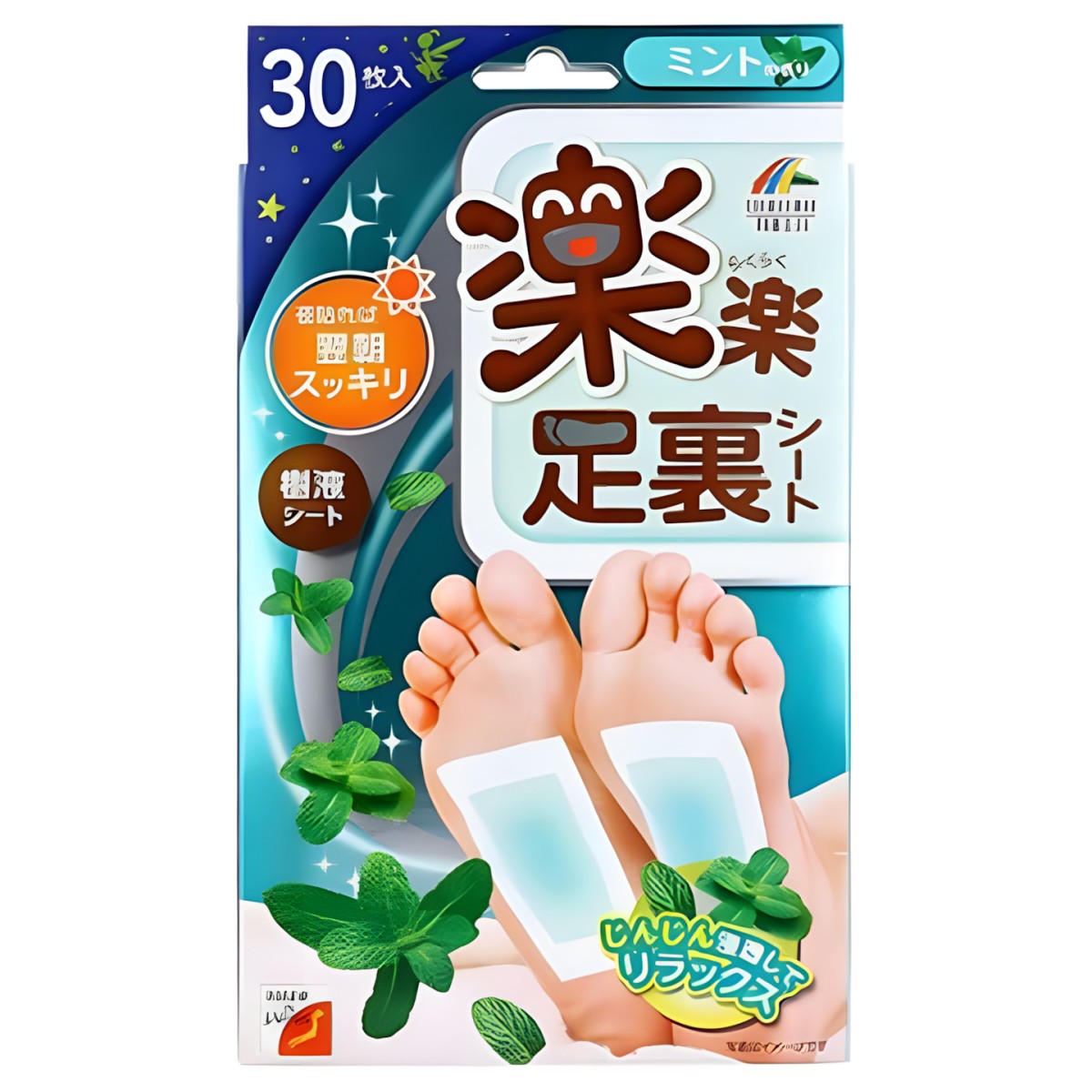 UNIMAT RIKEN- RAKURAKU Mint Relaxing Sheet For Sole 30 Sheets