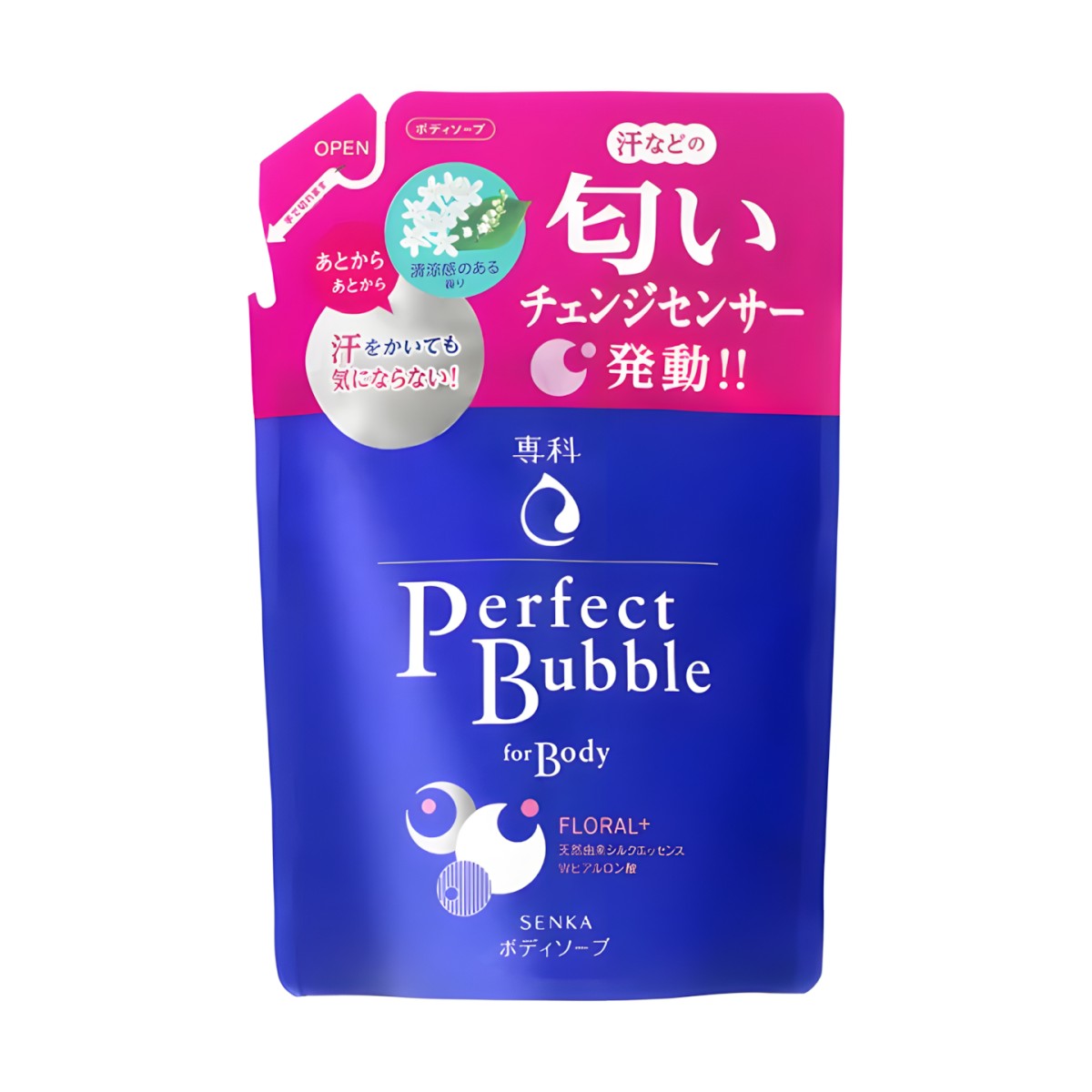 SHISEIDO- SENKA Perfect Bubble for Body Floral Plus f Refill