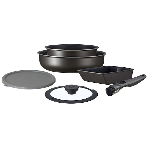 Irisu Ōyama- Diamond Coated Frying Pan TERA Series Deep Type 6-Piece Set EHDC-S6S