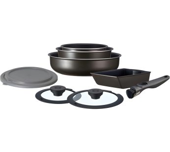 Irisu Ōyama- Diamond Coated Frying Pan TERA Series Deep Type 9-Piece Set EHDC-S9S