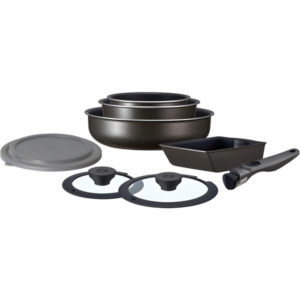 Irisu Ōyama- Diamond Coated Frying Pan TERA Series Deep Type 9-Piece Set EHDC-S9S