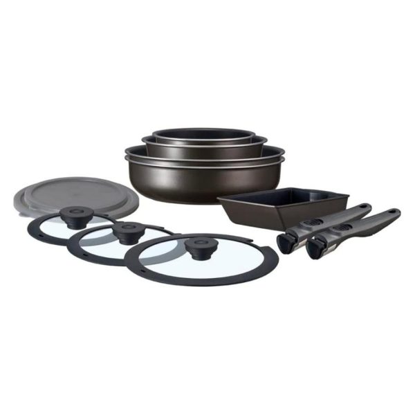 Irisu Ōyama- Diamond Coated Frying Pan TERA Series Deep Type 12-Piece Set EHDC-S12S