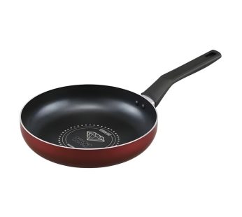 Irisu Ōyama- Diamond Coated Frying Pan IH & Gas Compatible 24cm Wine Red VDI-F24