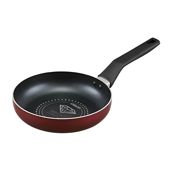 Irisu Ōyama- Diamond Coated Frying Pan IH & Gas Compatible 28cm Wine Red VDI-F28