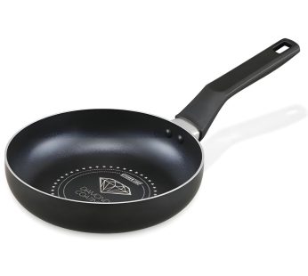 Irisu Ōyama- Diamond Coated Frying Pan Gas Stove Only 20cm Black Metallic VDG-F20