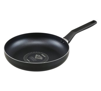 Irisu Ōyama- Diamond Coated Frying Pan Gas Stove Only 28cm Black Metallic VDG-F28