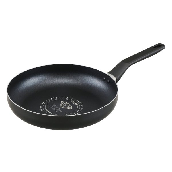 Irisu Ōyama- Diamond Coated Frying Pan Gas Stove Only 28cm Black Metallic VDG-F28