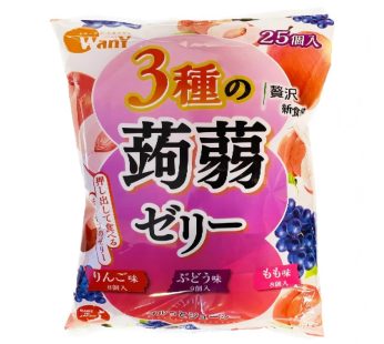 WanY - 三種口味的蒟蒻凍（24 塊）384克