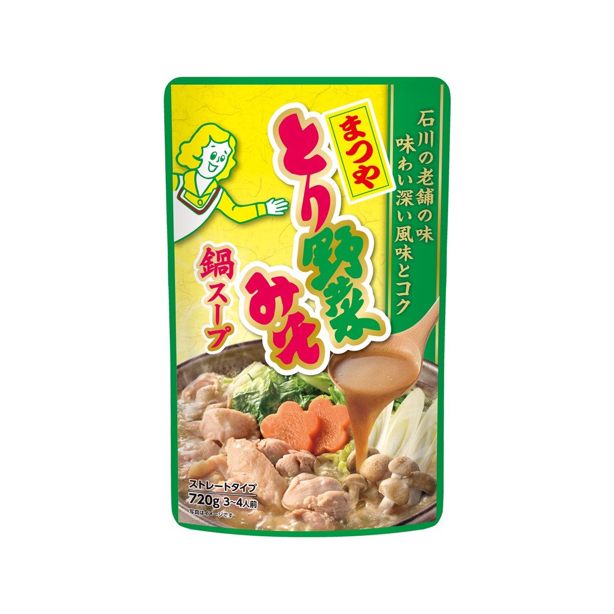 ICHIBIKI- Straight Matsuya Chicken and Vegetable Miso Hot Pot Soup Base 720g