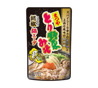 ICHIBIKI- Straight Matsuya Chicken and Vegetable Miso Pepper Hot Pot Soup Base 720g