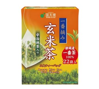 国海楼 一番煎り玄米茶 宇治抹茶入り 三角ティーバッグ 22P 39.6g(22袋）