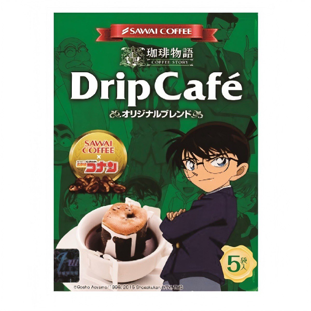 澤井珈琲- ドリップカフェ5P 名探偵コナン オリジナルブレンド 40g