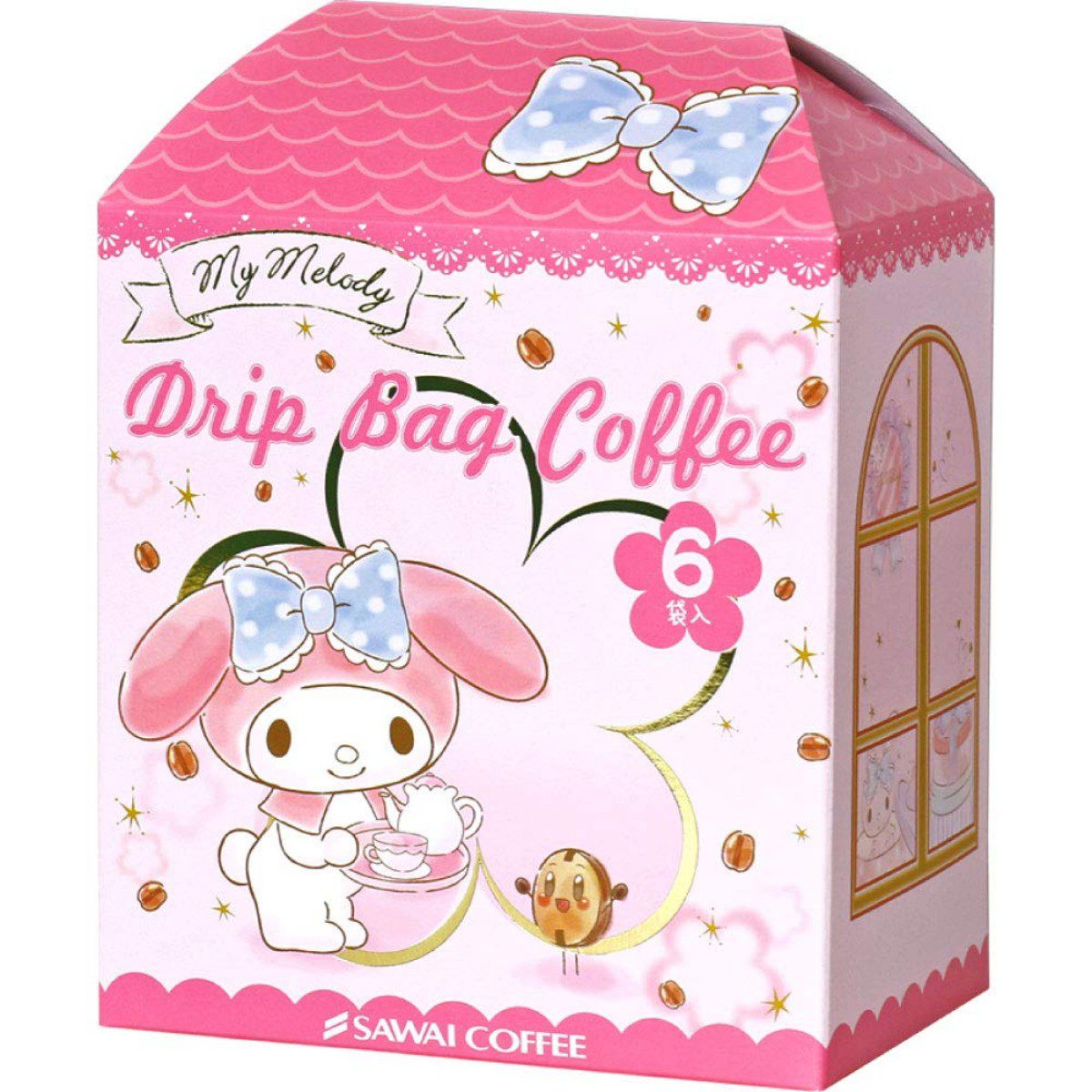 澤井珈琲- ドリップバックコーヒー6P マイメロディ モカブレンド 48g