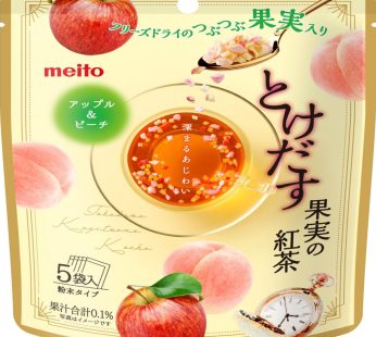 Meito Sangyo- Melting Fruit Flavored Tea – Apple & Peach 5P