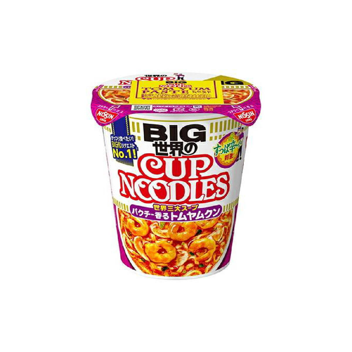 NISSIN- Cup Noodles Big Tom Yum Kung with Cilantro 100g