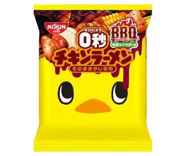 NISSIN- 0-Second Chicken Ramen with BBQ Flavor Powder 79g