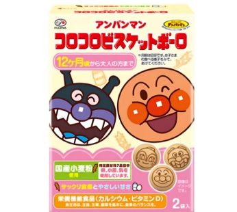 FUJIYA- Anpanman Round Biscuits Bororo 86g