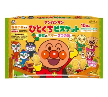 FUJIYA- Anpanman Bite-Sized Biscuits 10-Pack 167g