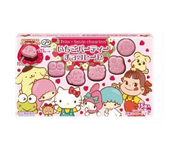 FUJIYA- Peko x Sanrio Strawberry Party Chocolate 59g