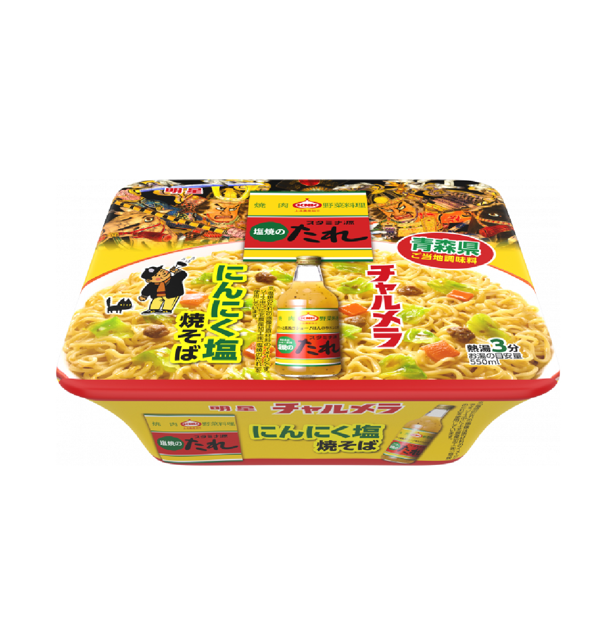 Myojo- Aomori Stamina Sauce – Garlic Salt Yakisoba 113g