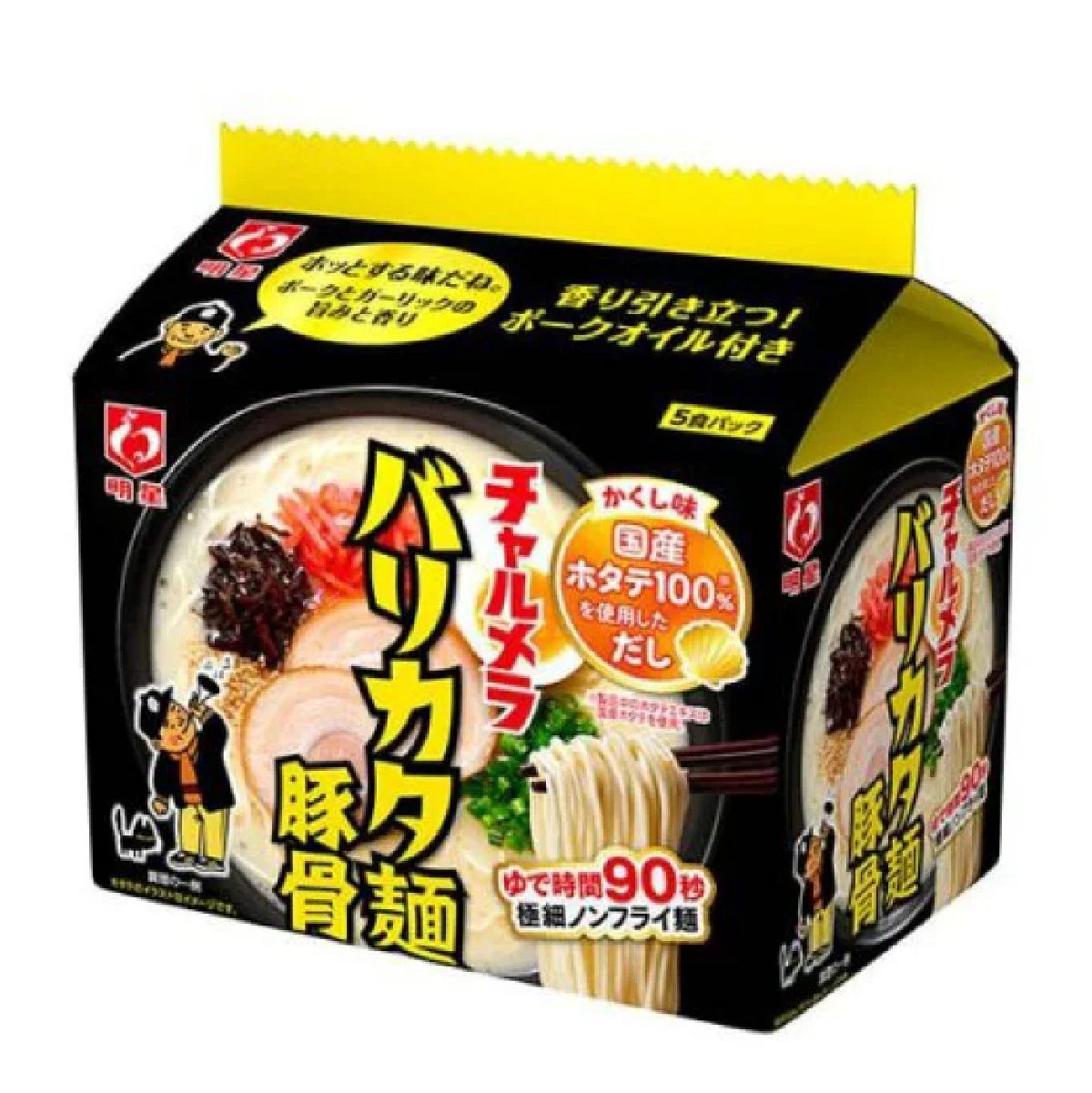 明星- 巴里卡塔麵 豚骨 5包