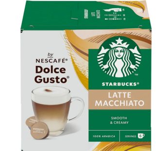 雀巢-星巴克®拿鐵瑪奇朵 Dolce Gusto 膠囊 12P（咖啡 6 + 牛奶 6）