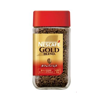 雀巢金牌混合無咖啡因咖啡 80克
