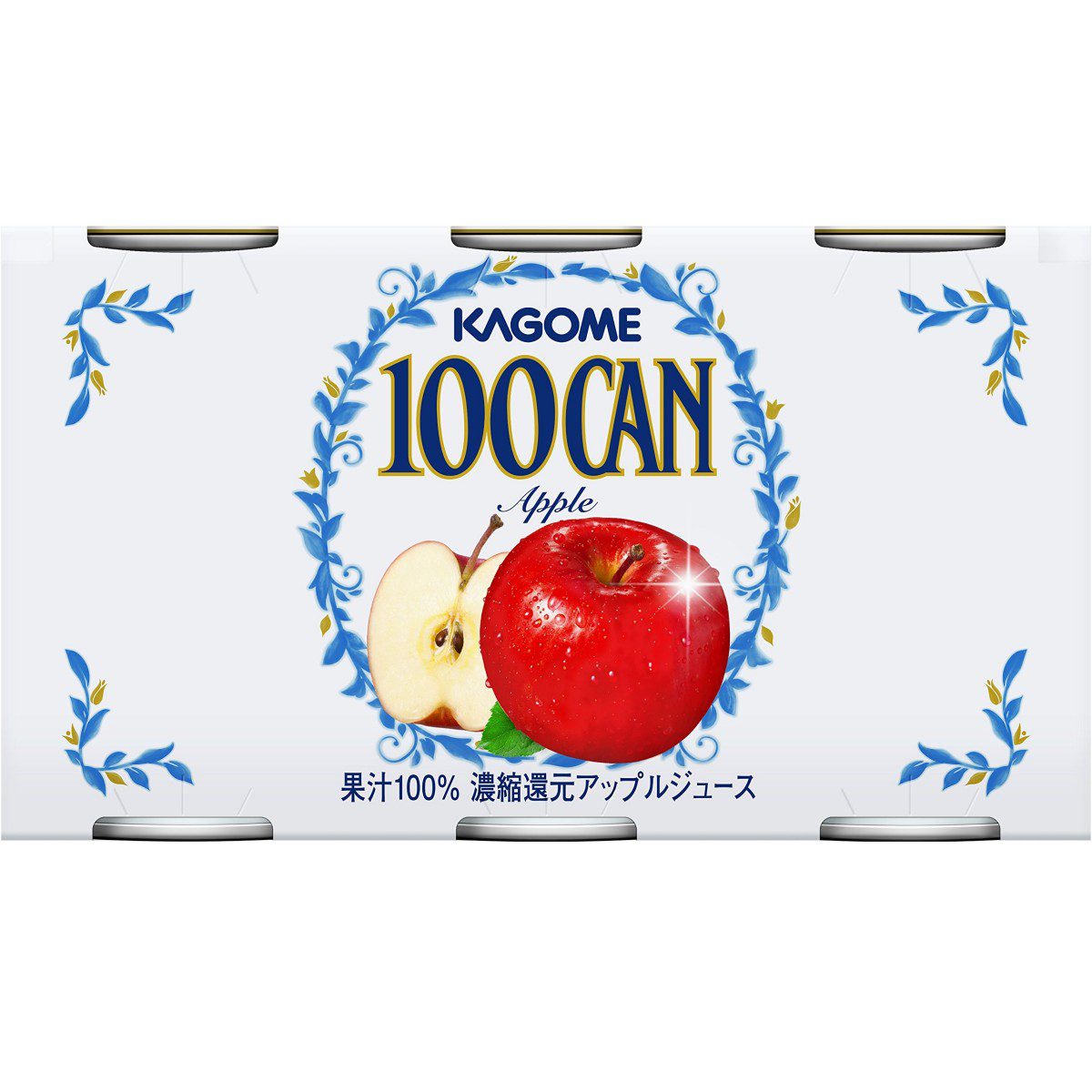 カゴメ- １００ＣＡＮアップル６缶パック 160g