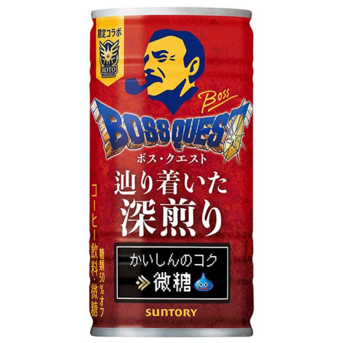 SUNTORY- BOSS Quest Deep Roast 6-Can Pack Dragon Quest CP Item 185g