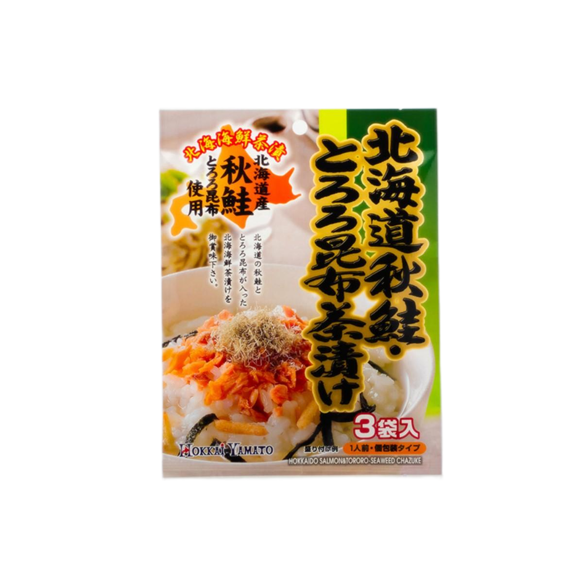Hokkai Yamato- Hokkaido Autumn Salmon & Tororo Kombu Chazuke 24g（8g×3 packets）