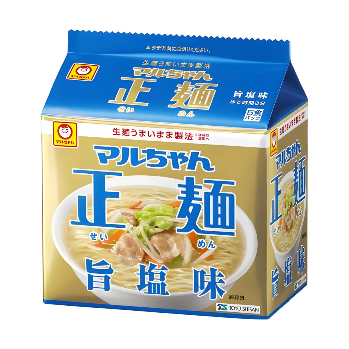 Maruchan- 正麵 美味鹽味 5包