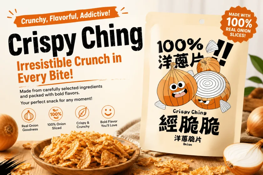 「Crispy Ching」が大胆な味わいとサクサク食感で台湾スナックの魅力を広げる