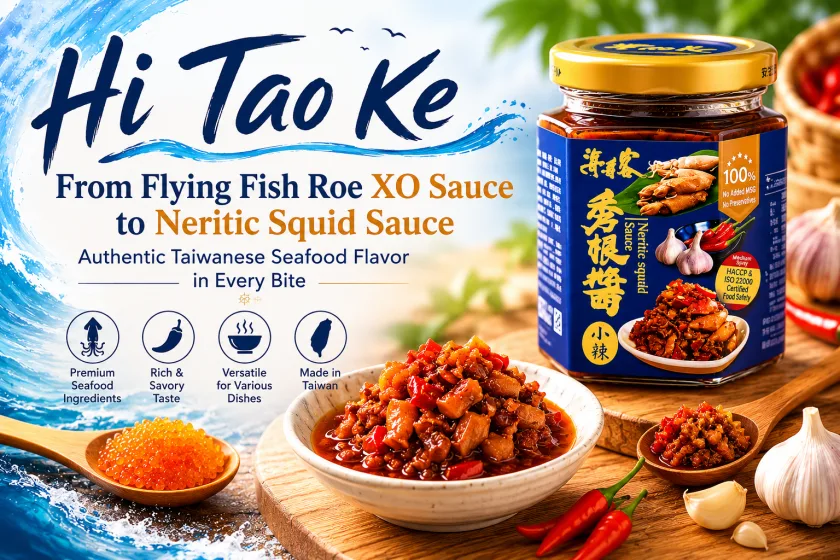 「とびこ入りXOソース」から多彩な海鮮調味料まで、「海濤客」が台湾の海鮮食文化を発信