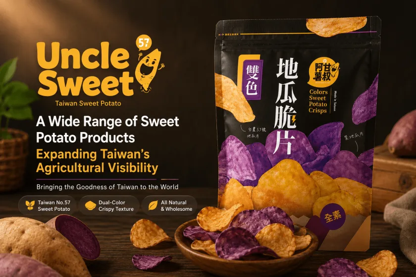 多様な製品を通じて台湾産サツマイモ食品の市場を拡大 Uncle Sweetが台湾の農業ブランドの認知度を高める
