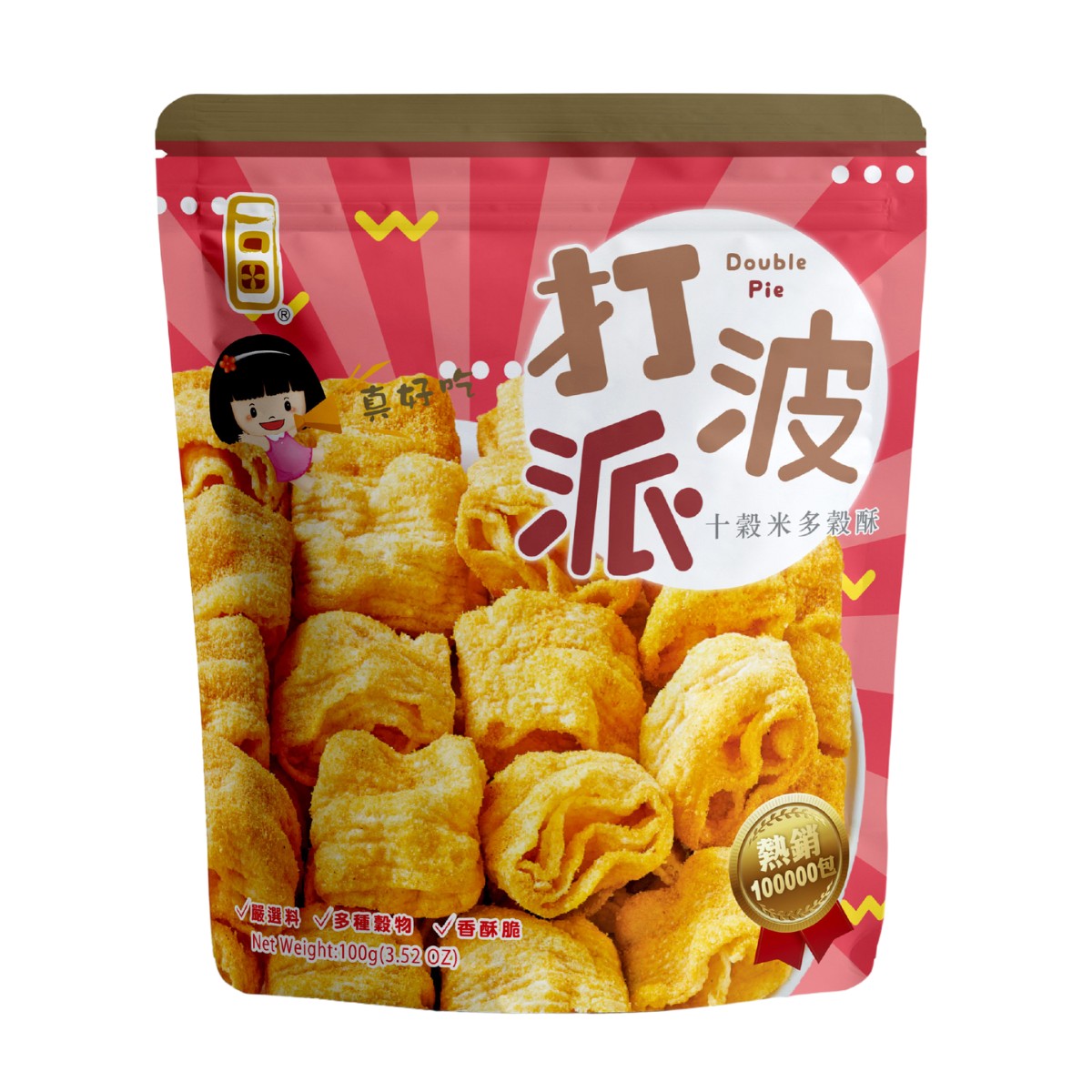 一口田- 打波派（十穀米マルチグレインクリスプ） 100g