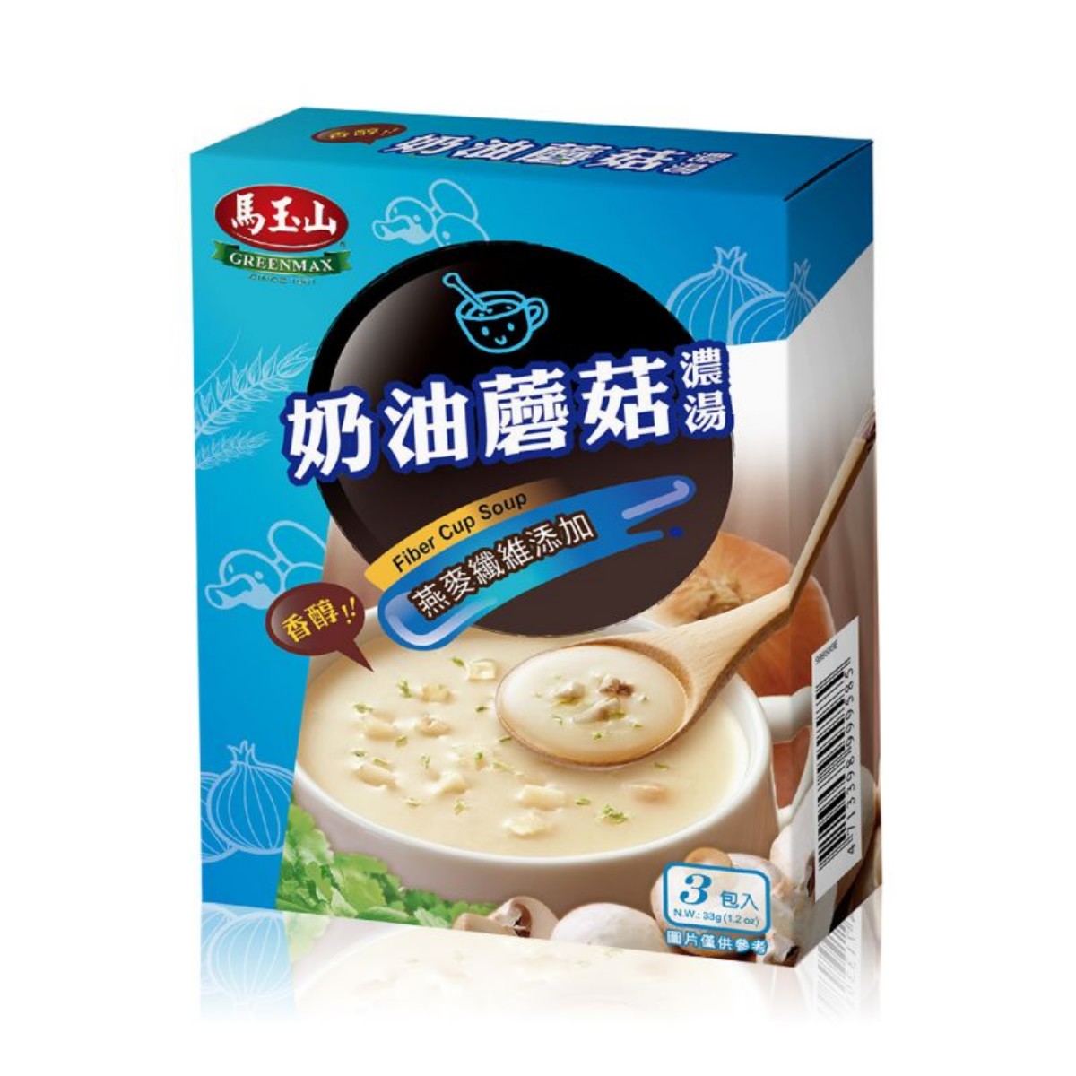 馬玉山- クリームマッシュルームポタージュ 11g*3入/箱