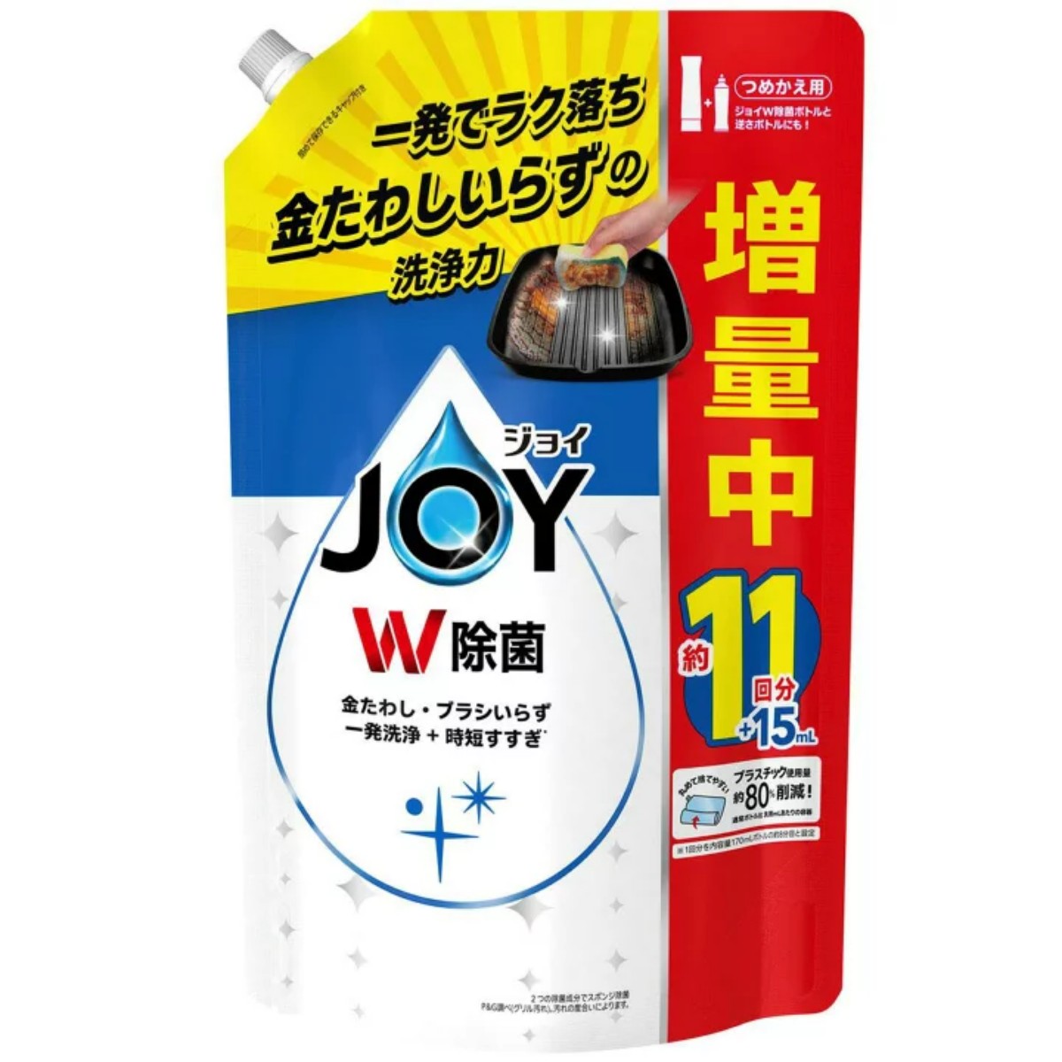 P&G- 除菌ジョイコンパクト 詰替ジャンボサイズ増量 1440ml
