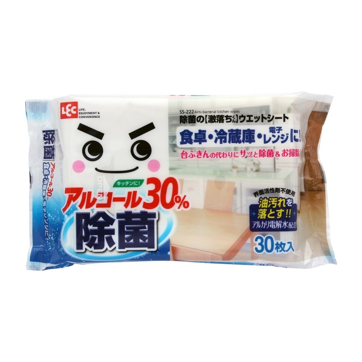レック- 除菌の【激落ちくん】ウエットシート30枚