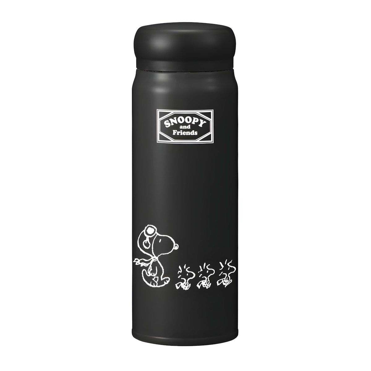 OSK- Stainless steel bottle – Snoopy (black color) 480ml