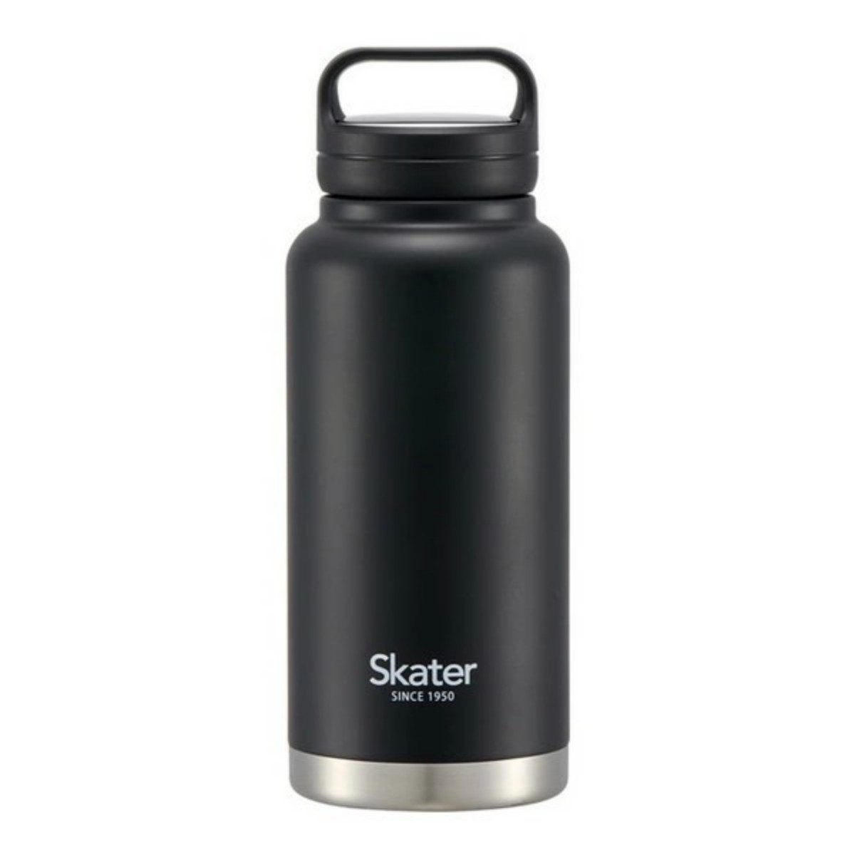 Skater- Mug bottle with screw handle - black 1000ml