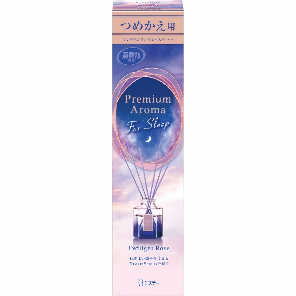 ST- お部屋の消臭力 Premium Aroma For Sleep Stick 本体 つめかえ トワイライトローズ 50ml