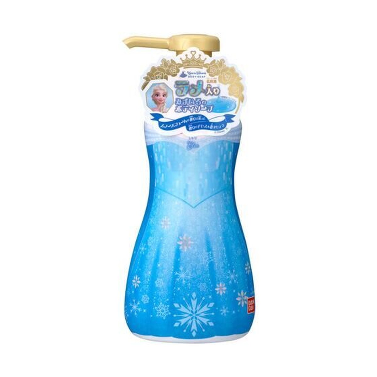 萬代- 香氛洋裝造型沐浴乳（艾莎公主） 180ml